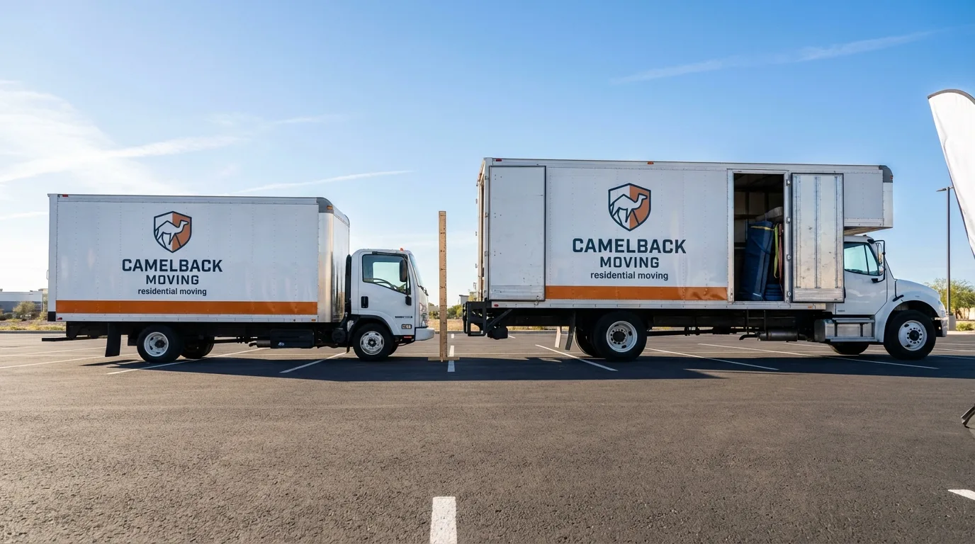 Moving truck size capacity guide in Panama City Beach